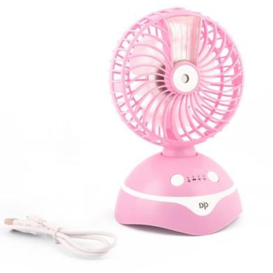 Duration Power DP-7625 Rechargeable Small Table Fan
