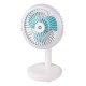 USB Rechargeable Folding Fan with LED Light (any color)
